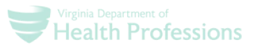 Virginia dept of heath professions logo